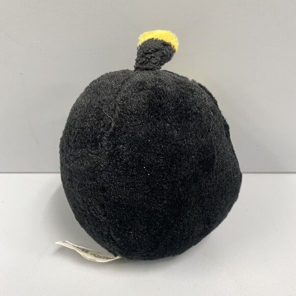 2010 Commonwealth Angry Birds Black Bomb Bird 8" Plush NO Sound Free Ship - Picture 6 of 8
